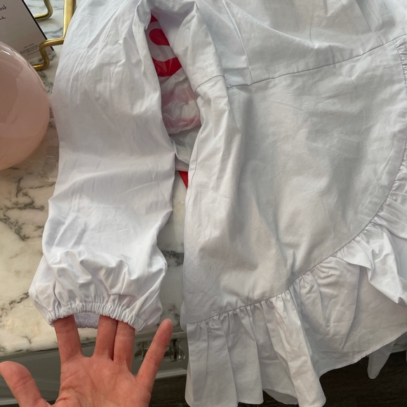 One shoulder white dress - Picture 4 of 5